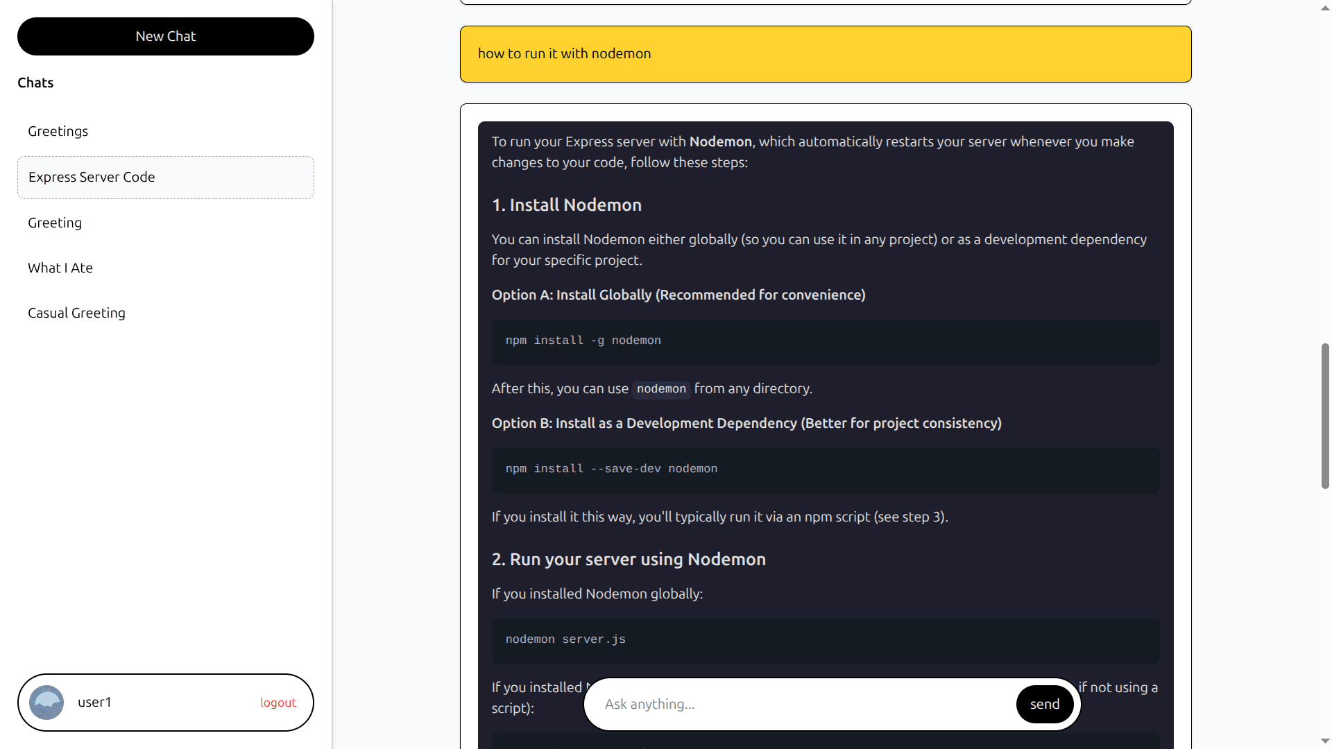 ChatGPT Clone - AI Chat Application